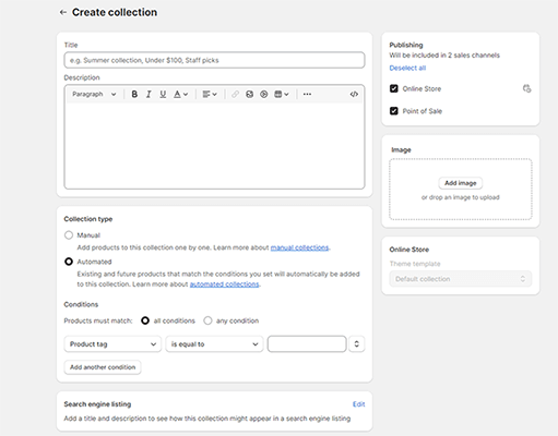 collections create