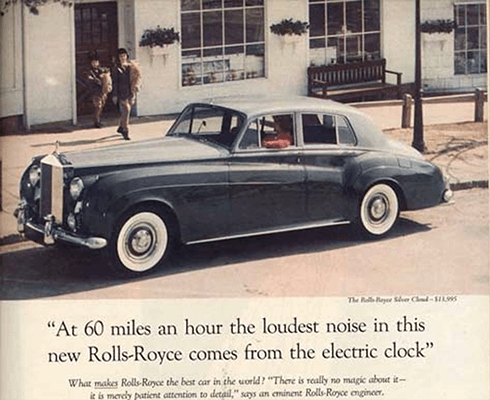 David Ogilvy Headline Rewrite Rolls Royce