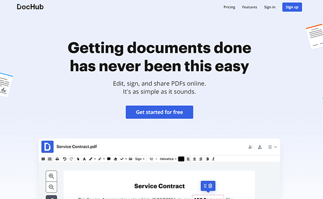 DocHub Homepage