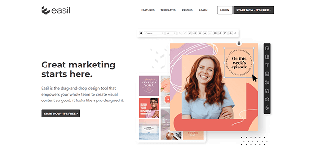 easil homepage