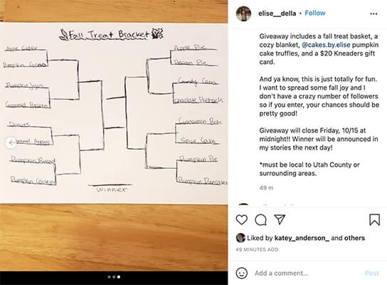 Elise della instagram challenge