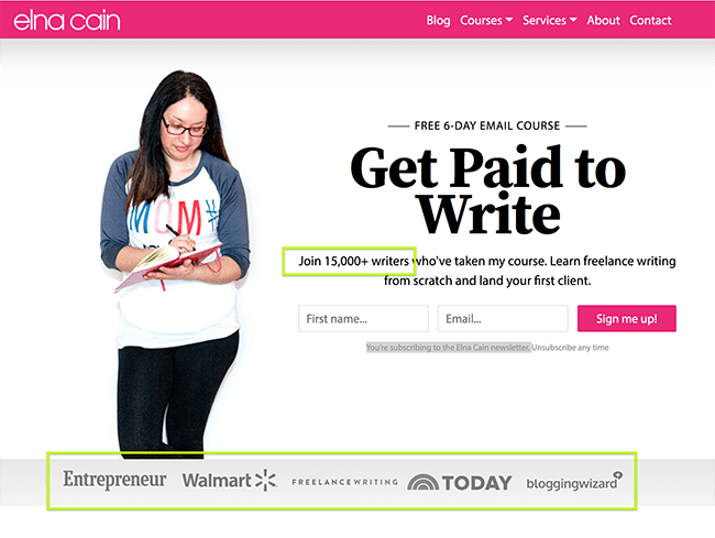 Elna Cain Homepage As Seen On Logos