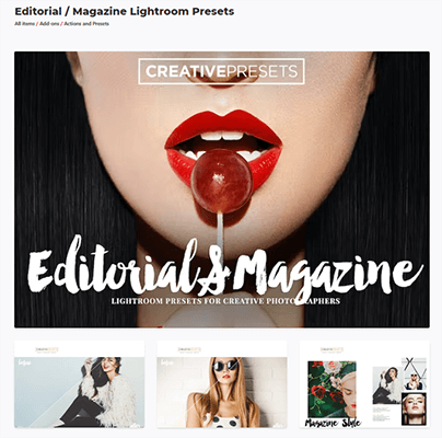 envato elements preset