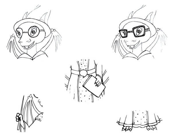 Falkor sketches accessories