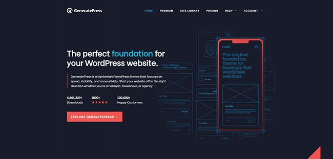 generate press homepage