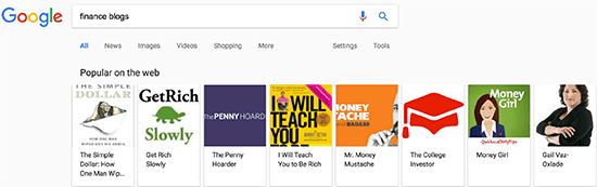 Google Blogs In Your Niche