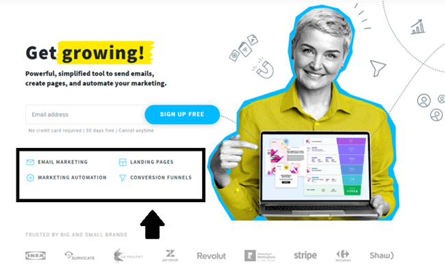 highlight your features and benefits