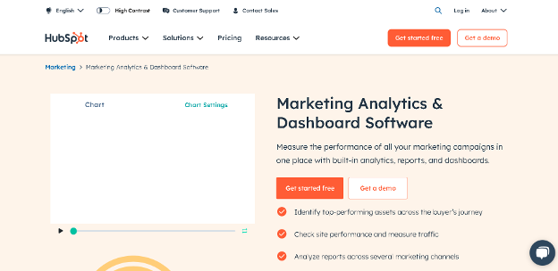 Hubspot analytics