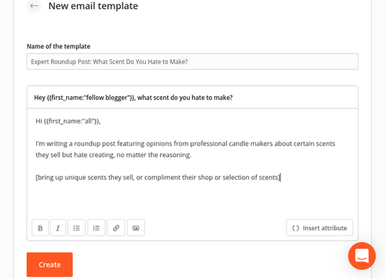 Hunter template proposal