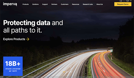 Imperva Homepage