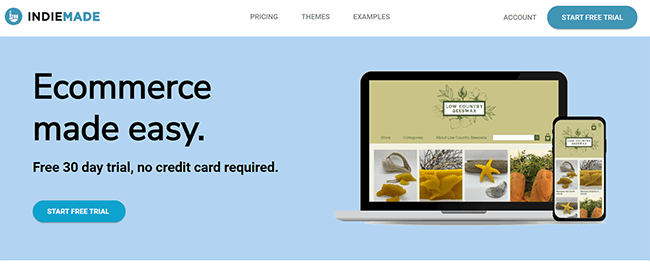 Indie Made Homepage