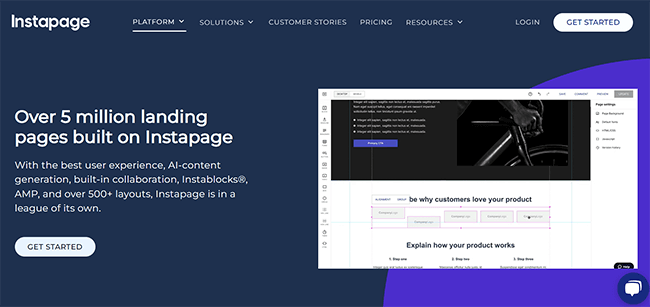 Instapage Landing Page