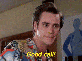 jim carrey good call gif