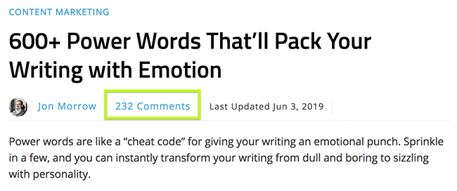 Jon Morrow SmartBlogger Comments Counter