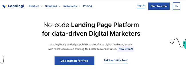 Landingi Landing Page
