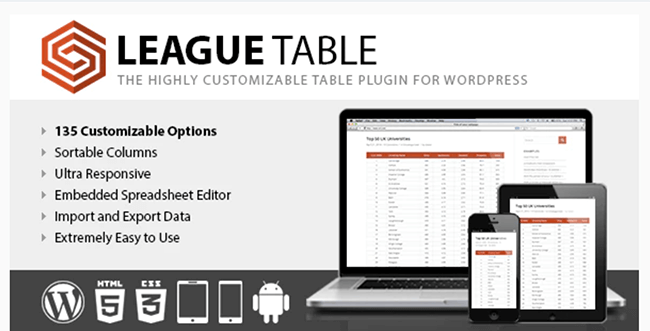 league table homepage