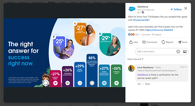 linkedin add visual elements