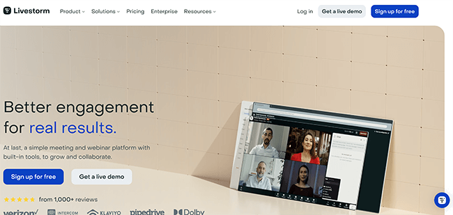 Livestorm Homepage