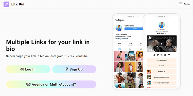 Lnk Bio Homepage