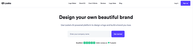 looka homepage
