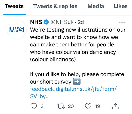 nhs twitter tweet tone