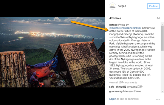 Nat Geo Post Example 2