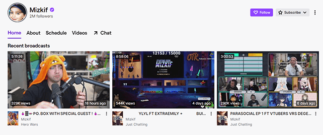 network with other streamers