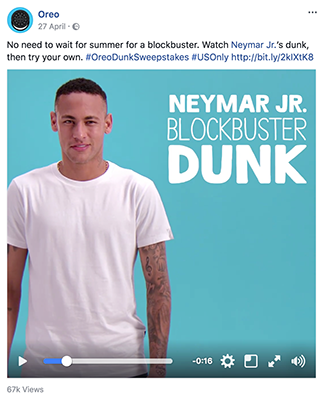 Oreo Athlete Partnership
