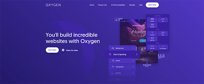 oxygen homepage
