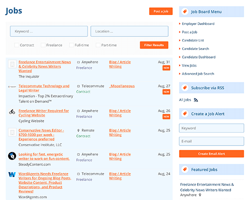 Problogger for freelance jobs