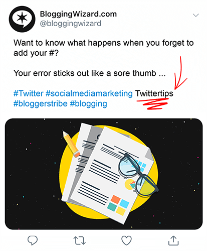 Proofread your tweets before sending