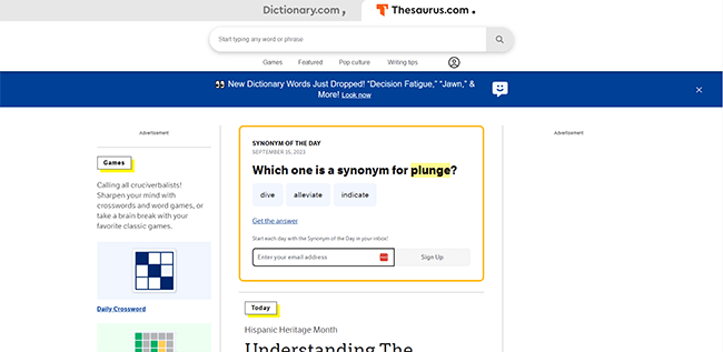 ready your thesaurus thesaurus