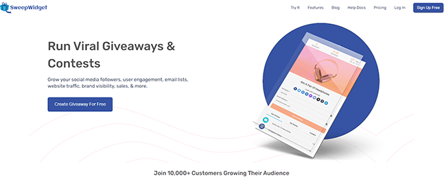 run a social media contest