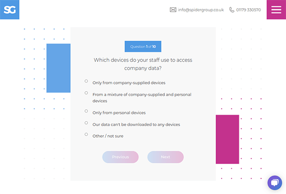 Security score quiz