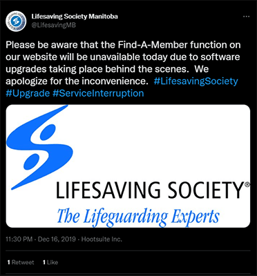 services updates example