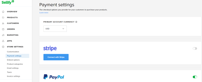 set up payment settings