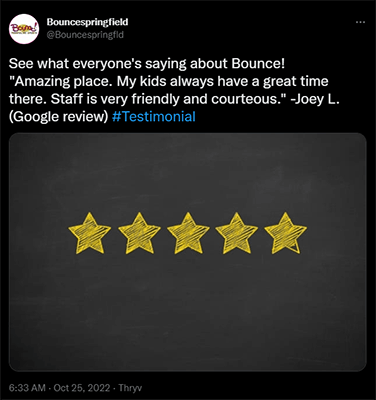 testimonials example