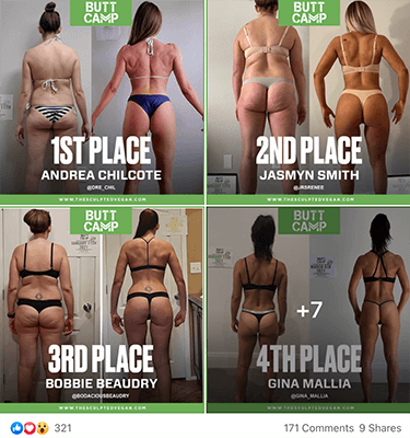 the sculpted vegan posts facebook