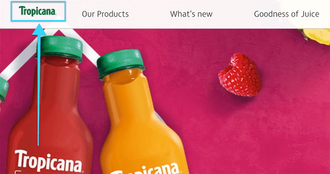 tropicana logo homepage