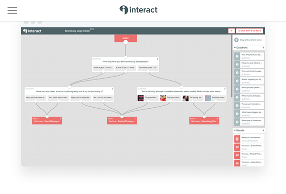 Tryinteract conditional logic