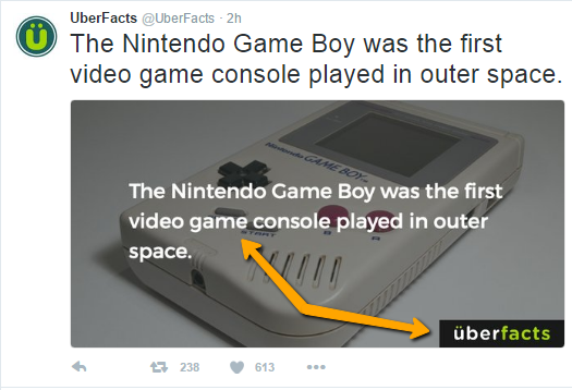 Uber Facts Tweet Example 2