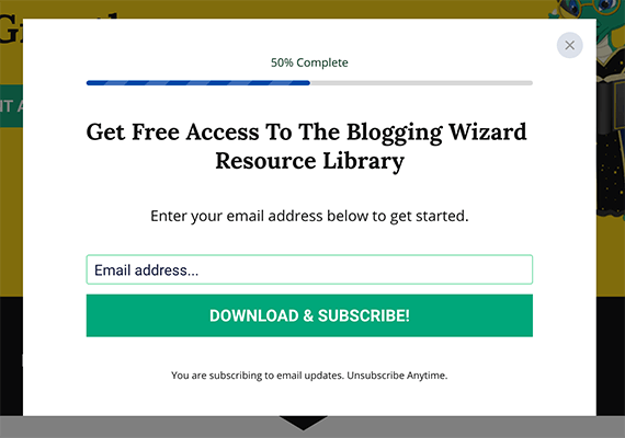 Use a 2 step opt in form