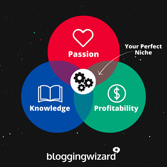 Venn Diagram Perfect Blog Niche