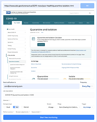 visualping identify reference guides and policies