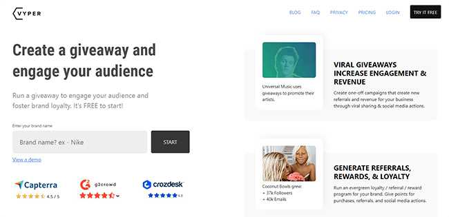 Vyper Homepage
