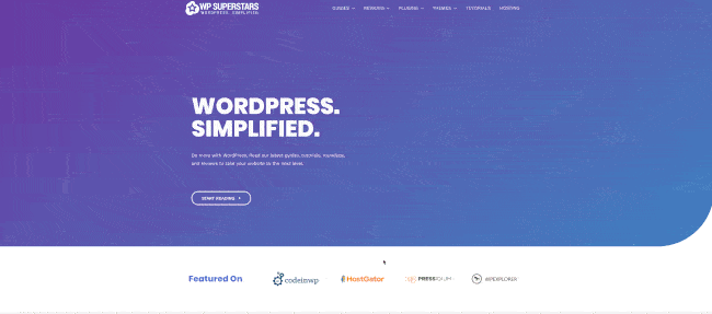 WPSuperstars homepage layout What Is A Blog