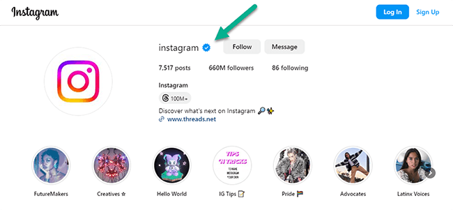 what is instagram verification