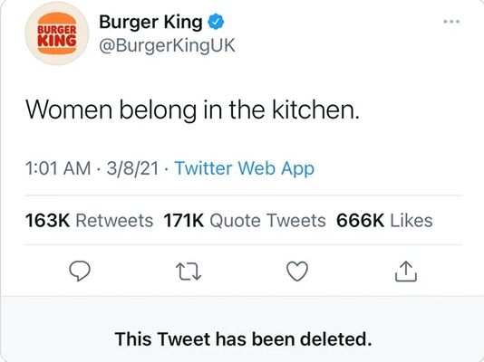 when not to trend burger king