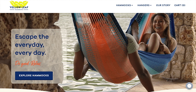 yellow leaf hammocks homepage
