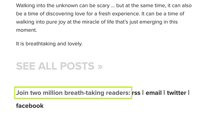 ZenHabits Join Two Million Readers